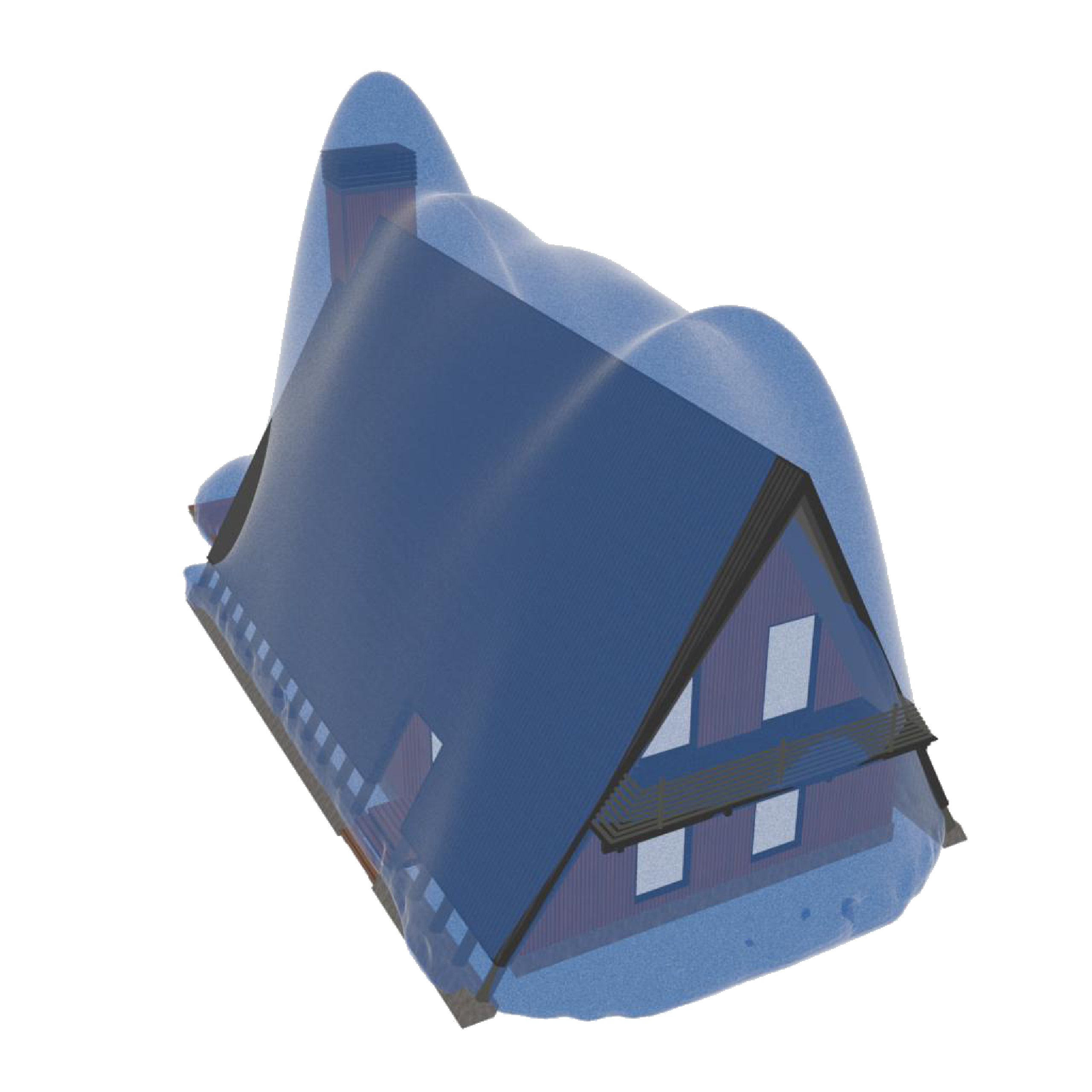 A-frame clean input open sky